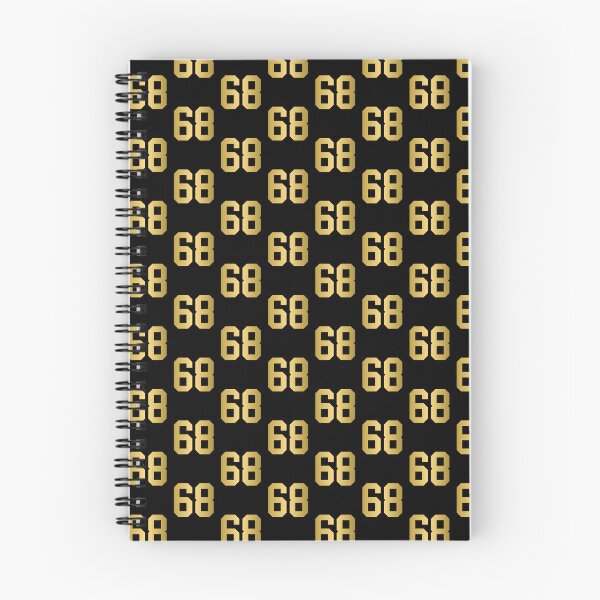 Item preview, Golden Number 68 - Sports Numbers  designed and sold by NECHSTORE.