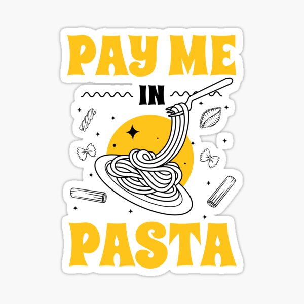 Farfalle Pasta Stickers for Sale