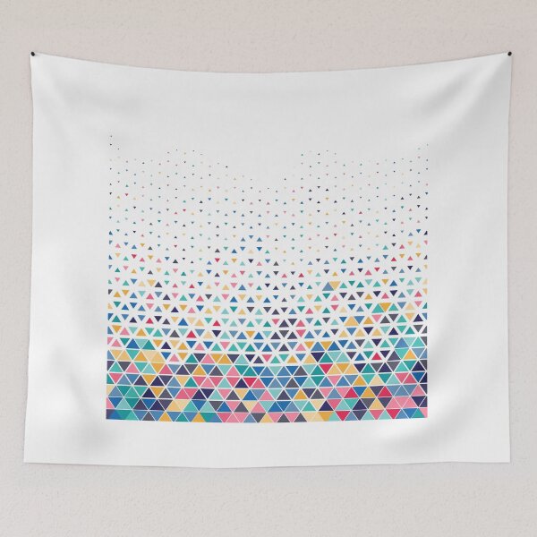 Item preview, Fading Triangles: Geometric Abstract Design designed and sold by RedArtG09.