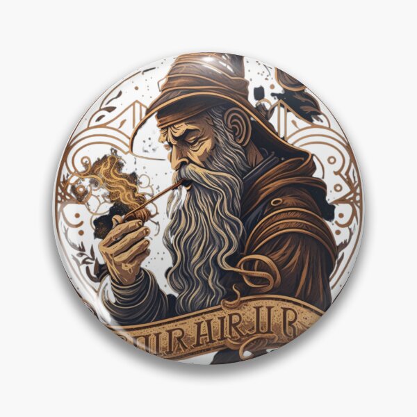 Item preview, Vintage style of a wizard smoking a cigar 3 designed and sold by Richstd.