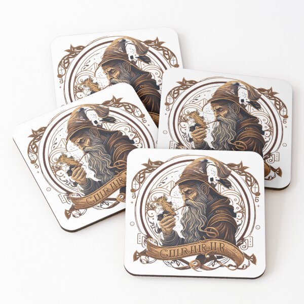 Item preview, Vintage style of a wizard smoking a cigar 3 designed and sold by Richstd.