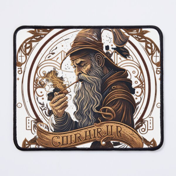 Item preview, Vintage style of a wizard smoking a cigar 3 designed and sold by Richstd.