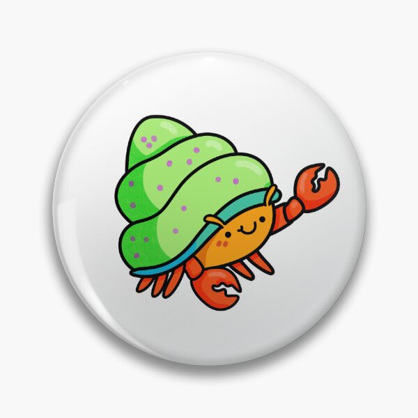 Item preview, Kawaii Hermit Crab designed and sold by kawaiilife.