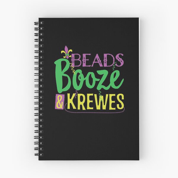 Item preview, Beads Booze & Krewes Mardi Gras Drinking Party designed and sold by BUBLTEES.