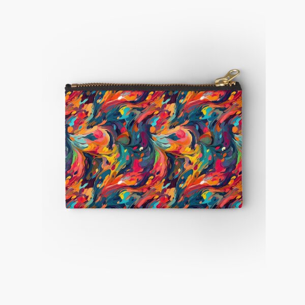 Item preview, Vibrant abstract art tiling pattern designed and sold by paulstamp.