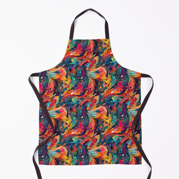 Item preview, Vibrant abstract art tiling pattern designed and sold by paulstamp.
