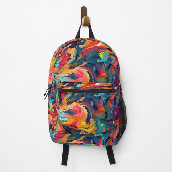 Item preview, Vibrant abstract art tiling pattern designed and sold by paulstamp.