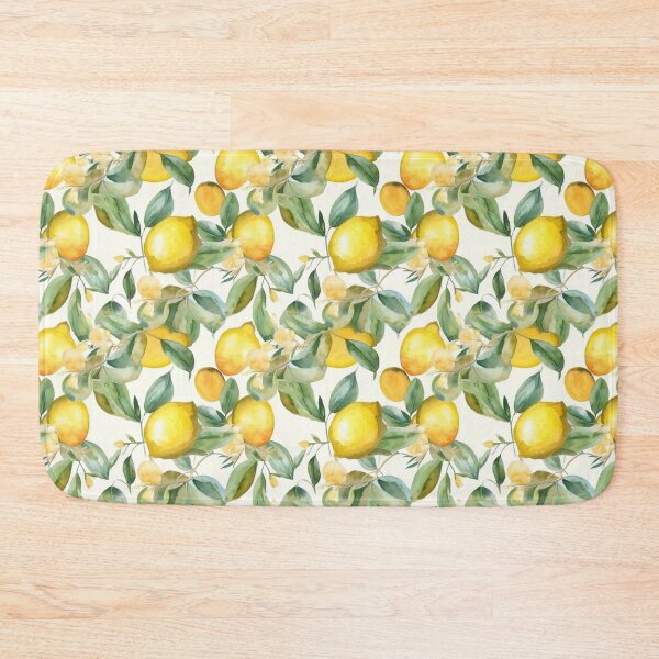 Item preview, Lemons on White Background: A Refreshing and Juicy Pattern designed and sold by 5pixelsdesign.