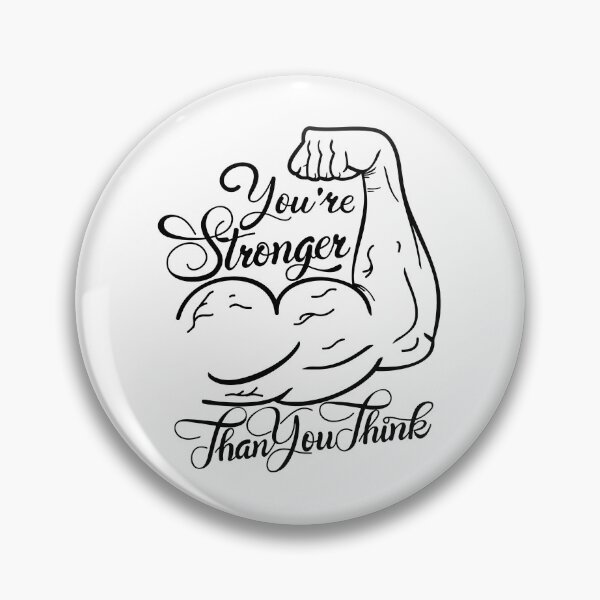 Item preview, You are stronger than you think, Motivational Quote designed and sold by graphic-genie.