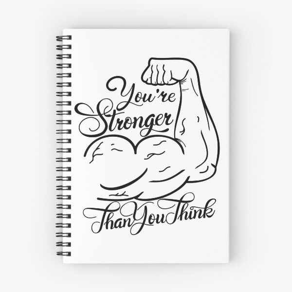 Item preview, You are stronger than you think, Motivational Quote designed and sold by graphic-genie.