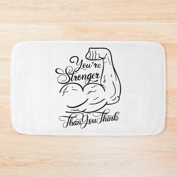 Item preview, You are stronger than you think, Motivational Quote designed and sold by graphic-genie.