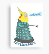 birb exterminate AAAAAAAA Canvas Print
