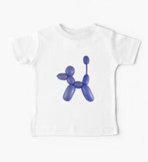 Blue Balloon Dog Baby Tee