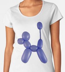Blue Balloon Dog Women's Premium T-Shirt