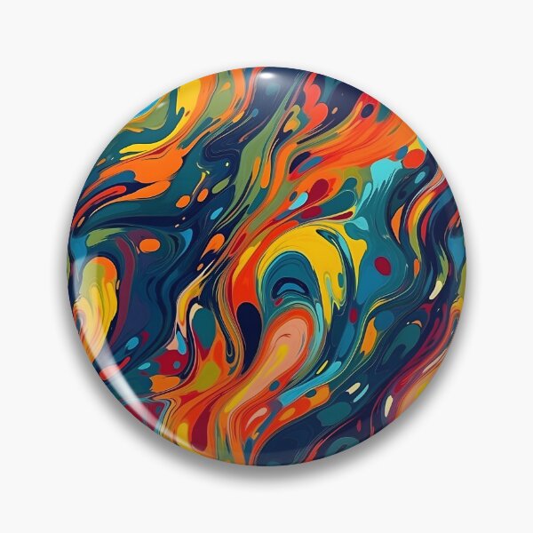 Item preview, Vibrant abstract art tiling pattern designed and sold by paulstamp.