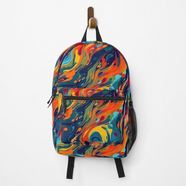 Item preview, Vibrant abstract art tiling pattern designed and sold by paulstamp.