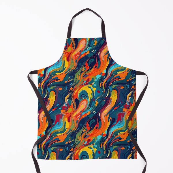 Item preview, Vibrant abstract art tiling pattern designed and sold by paulstamp.