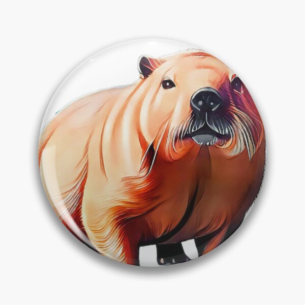 Item preview, capybara smiling designed and sold by rawat401.