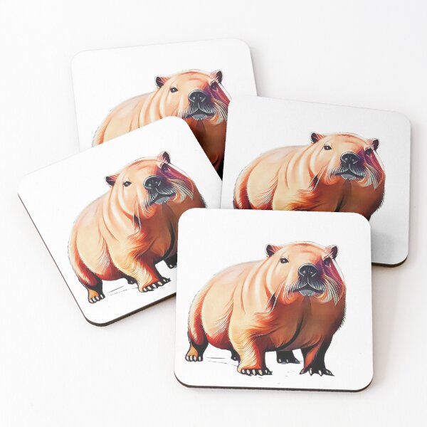 Item preview, capybara smiling designed and sold by rawat401.