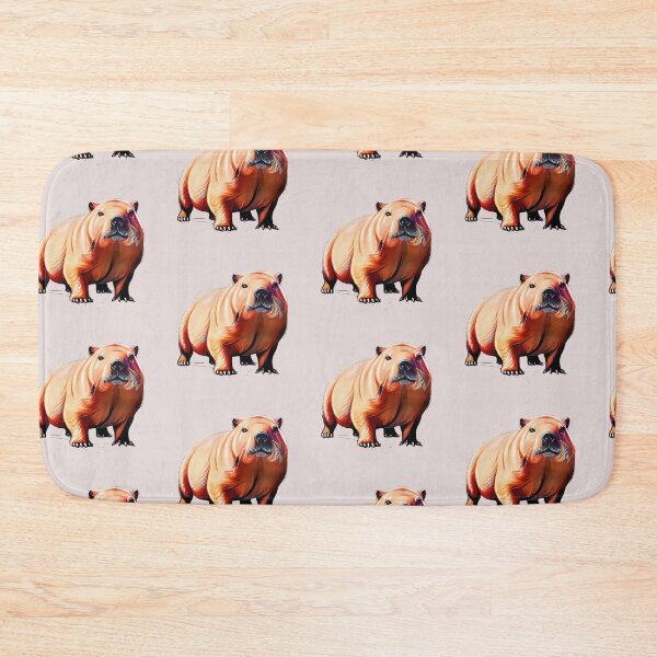 Item preview, capybara smiling designed and sold by rawat401.