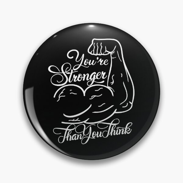 Item preview, You are stronger than you think, Motivational Quote designed and sold by graphic-genie.