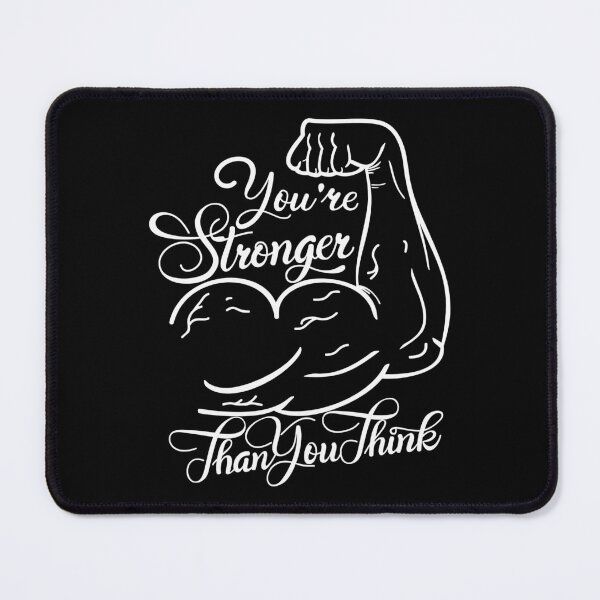 Item preview, You are stronger than you think, Motivational Quote designed and sold by graphic-genie.