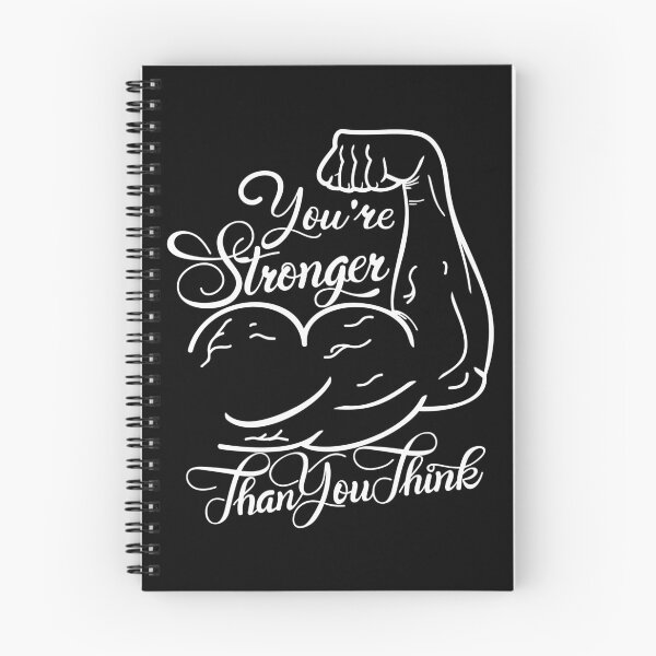 Item preview, You are stronger than you think, Motivational Quote designed and sold by graphic-genie.