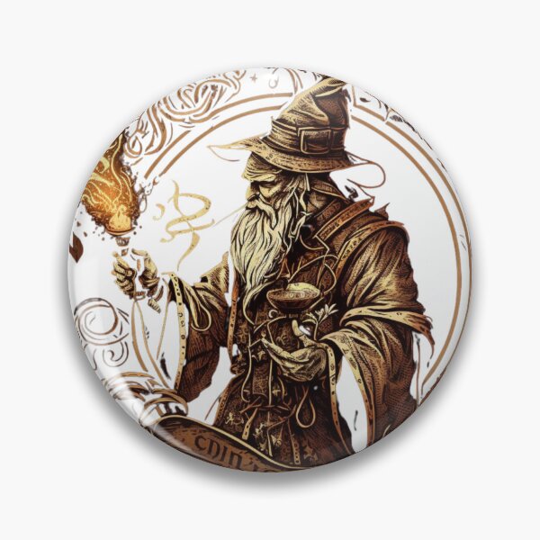 Item preview, Vintage style of a wizard smoking a cigar 2 designed and sold by Richstd.