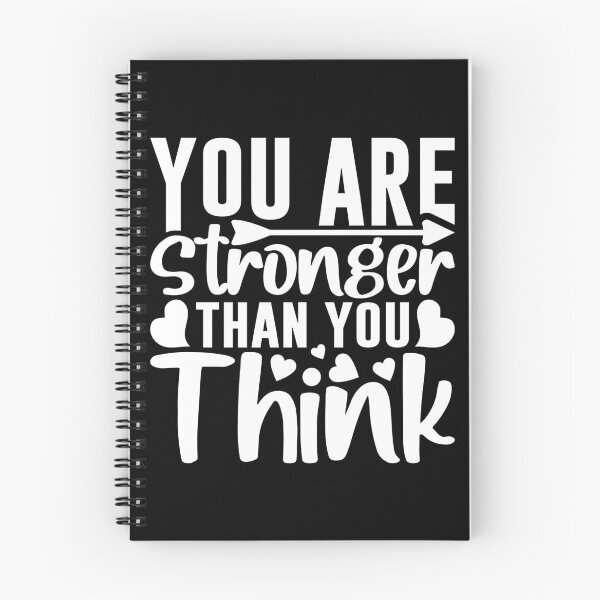 Item preview, You are stronger than you think, Motivational Quote designed and sold by graphic-genie.