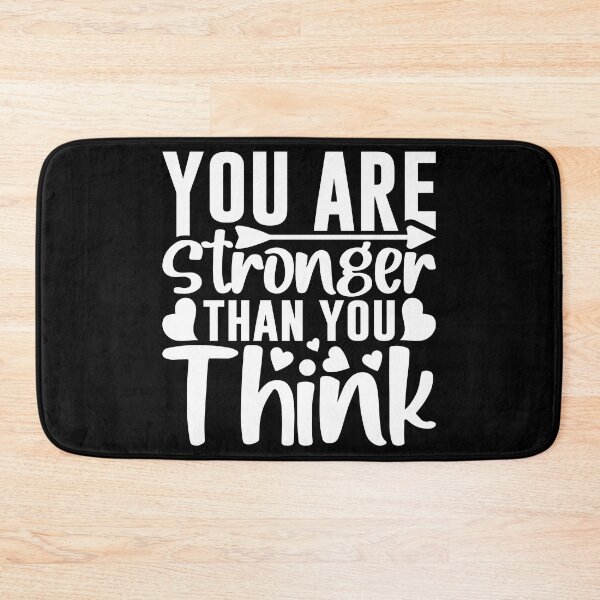 Item preview, You are stronger than you think, Motivational Quote designed and sold by graphic-genie.