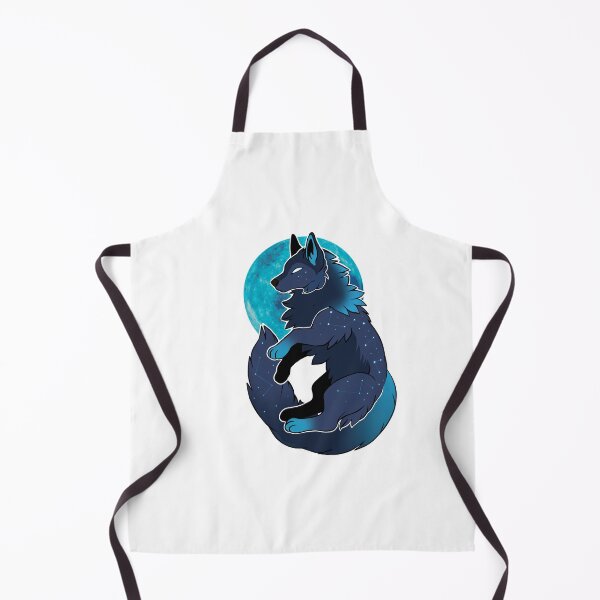 Item preview, Moon wolf (blue) designed and sold by RallraxAuri.