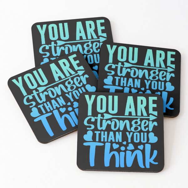 Item preview, You are stronger than you think, Motivational Quote designed and sold by graphic-genie.