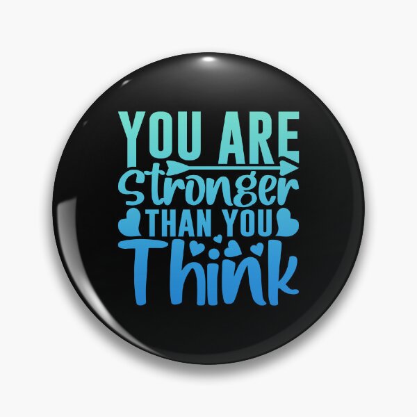 Item preview, You are stronger than you think, Motivational Quote designed and sold by graphic-genie.