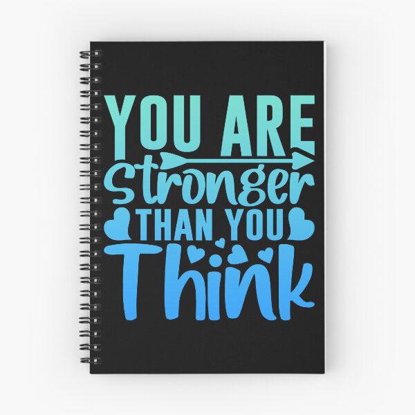 Item preview, You are stronger than you think, Motivational Quote designed and sold by graphic-genie.