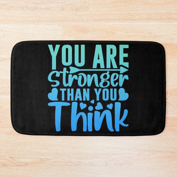 Item preview, You are stronger than you think, Motivational Quote designed and sold by graphic-genie.