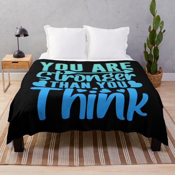 Item preview, You are stronger than you think, Motivational Quote designed and sold by graphic-genie.