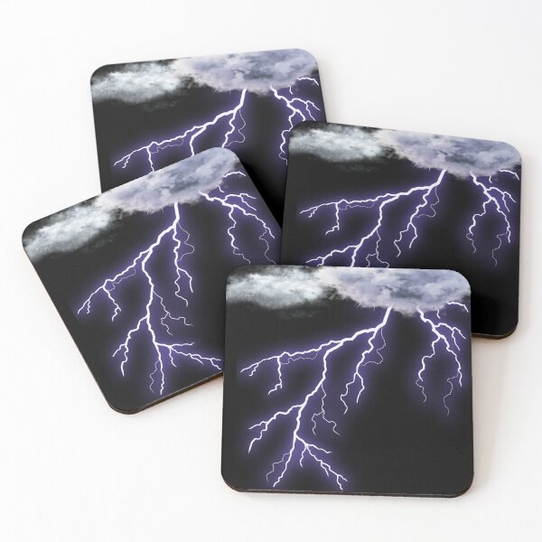Item preview, Electric Sky: Lightning Bolt Through Clouds Design designed and sold by RedArtG09.