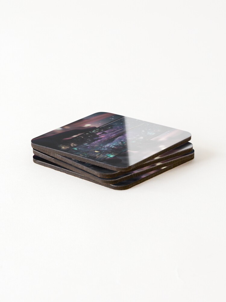 Thumbnail 4 of 5, Coasters (Set of 4), The Click designed and sold by RicoInStudios.