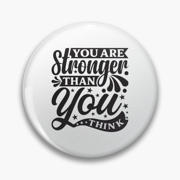 Item preview, You are stronger than you think, Motivational Quote designed and sold by graphic-genie.