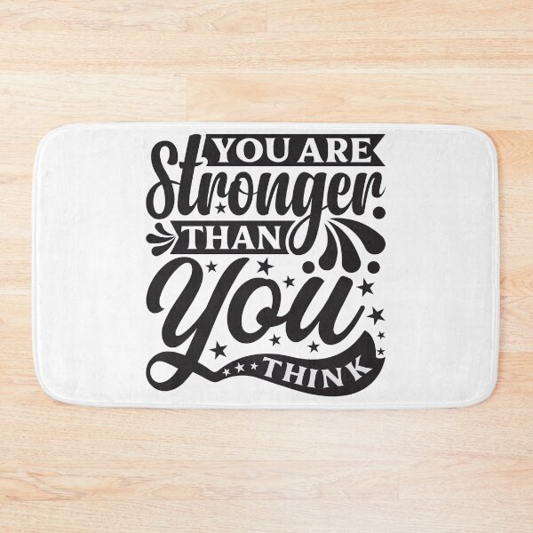 Item preview, You are stronger than you think, Motivational Quote designed and sold by graphic-genie.