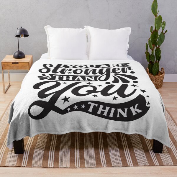 Item preview, You are stronger than you think, Motivational Quote designed and sold by graphic-genie.