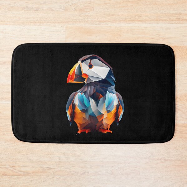 Item preview, Abstract Puffin Art: A Colorful Twist on Wildlife Imagery designed and sold by FiveIntentions.