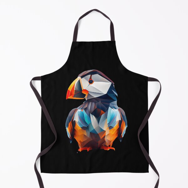 Item preview, Abstract Puffin Art: A Colorful Twist on Wildlife Imagery designed and sold by FiveIntentions.