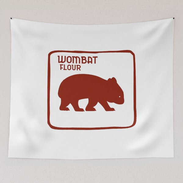 Item preview, Dingo Flour Wombat Australian Souvenir Fremantle Western Australia designed and sold by Izoberu.