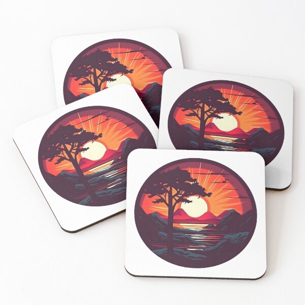 Item preview, Sunset Synthwave, 80's Retro Style, Retrowave, 80's Asthetic, Synth designed and sold by PixelPrintsCo.