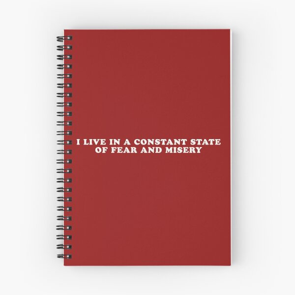 Item preview, I LIVE IN A CONSTANT STATE OF FEAR AND MISERY designed and sold by villainelle.