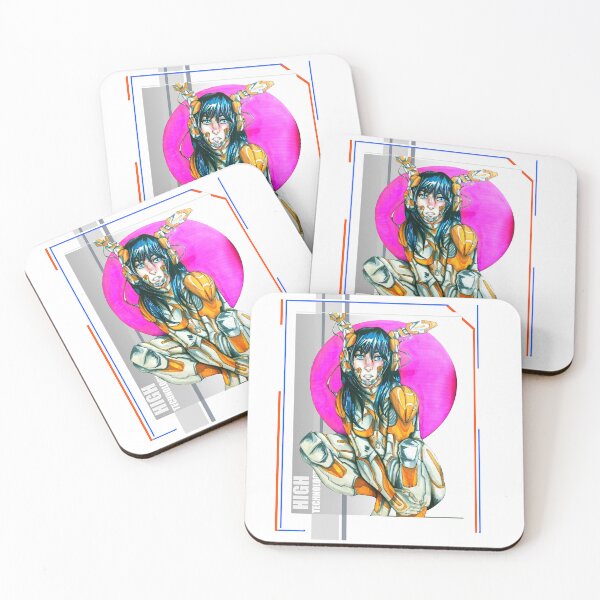 Item preview, Girl in futuristic outfit drawn in manga style designed and sold by Estef Mos Art.
