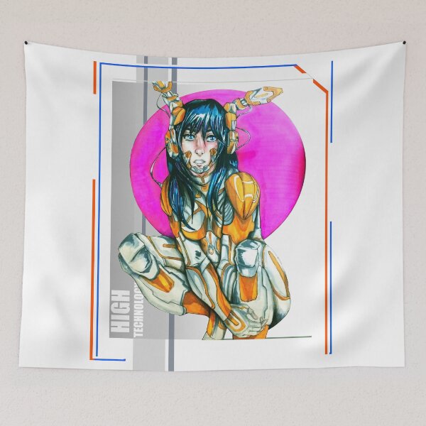 Item preview, Girl in futuristic outfit drawn in manga style designed and sold by Estef Mos Art.