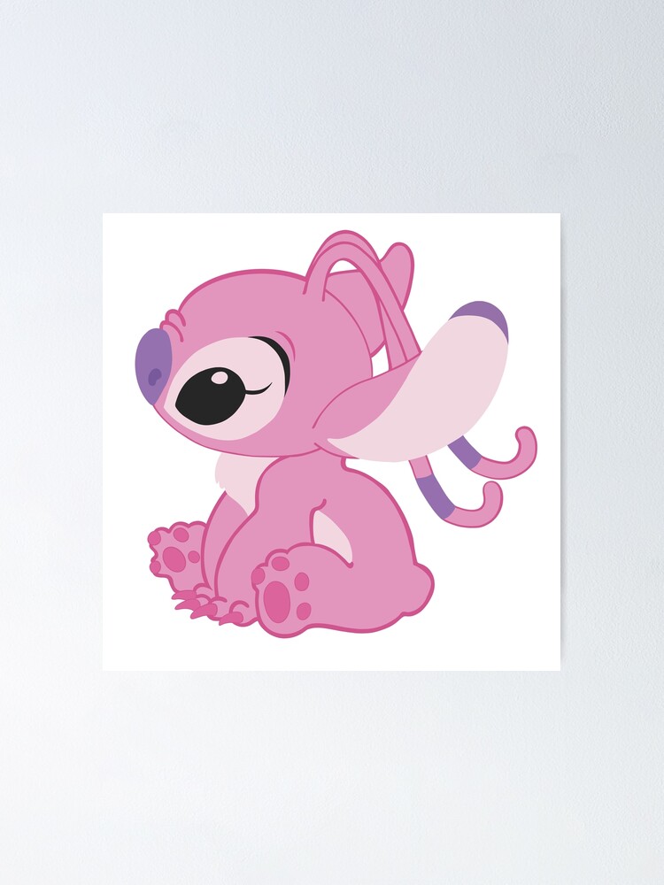 Stitch Girlfriend (pink) Sticker for Sale by Julia2Julia