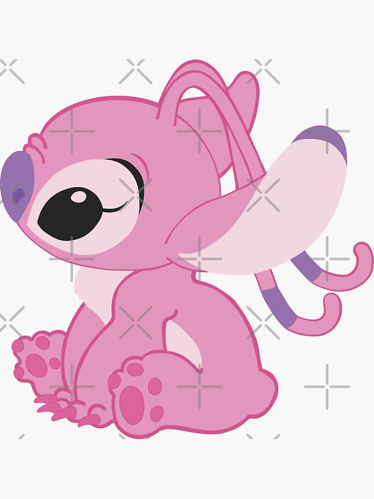 Stitch Girlfriend (pink) | Sticker